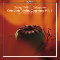 Telemann : Les concertos pour violon, vol. 3. Carpenter-Jacobs, Wallfisch.