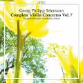 Telemann : Les concertos pour violon, vol. 7. Wallfisch.