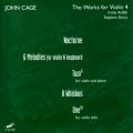 Cage Edition, vol. 23 : uvres pour violon, vol. 4