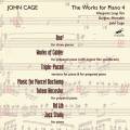 Cage Edition, vol. 25 : uvres pour piano, vol. 4