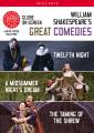 William Shakespeare : Les grandes comdies. Shakespeare's Globe Company, Carroll, Dromgoole, Frow.