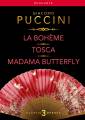 Puccini : La Bohème - Tosca - Madame Butterfly. Lopez Cobos, Benini, De Waart.