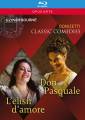 Donizetti : Don Pasquale - L'lixir d'amour (Glyndebourne). Corbelli, de Niese, Siurina, Auty, Mazzola, Benini, Clment, Arden.
