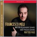 Francesco Meli chante Britten : Sonnets de Michelangelo et Liszt : Sonnets de Pétrarque