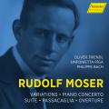Rudolf Moser : uvres pour piano et orchestre. Triendl, Bach.