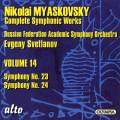 Miaskovski Edition, vol. 14 : Symphonies n 23, 24. Svetlanov.