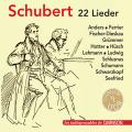 Schubert : 22 Lieder. Anders, Ferrier, Fischer-Dieskau, Grümmer, Hotter, Lehmann, Ludwig, Schwarzkopf, Seefried.