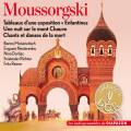 Moussorgski : Tableaux, Enfantines, Une nuit, Chants et danses. Moiseiwitsch, Nesterenko, Dorliac, Richter, Reiner.