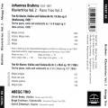 Abegg Trio Series Vol. XIII : Johannes Brahms. Piano Trios Vol. 2