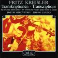 Fritz Kreisler : Transcriptions pour violon et piano. Sitkovetsky, Canino.