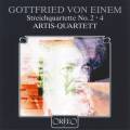 Gottfried von Einem : Quatuors  cordes n 2 et 4. Quatuor Artis.