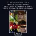 Ginastera : Musique de chambre et mlodies. Sala, Sulzen, Raudales, Zank.