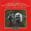 Paul Hindemith dirige Hidemith et Berg : Symphonies et musique de chambre avec piano. Haskil, Marschner, Seemann.