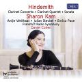 Hindemith : Concerto, quatuor et sonate pour clarinette. Kam, Weithaas, Steckel, Pace, Cohen.