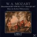 Mozart : Divertimenti pour vents. Blser der Berliner Philharmoniker. [Vinyle]