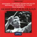 Hindemith : Symphonie Mathis. Beethoven : Symphonie n 7. Karajan.