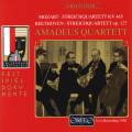 Mozart : Quatuor  cordes n 19. Beethoven : Quatuor  cordes n 12. Quatuor Amadeus.