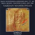 Bach : Inventions & Sinfonias pour clavier. Mamikonian.