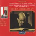 Shura Cherkassky joue Bach, Brahms, Chopin : uvres pour piano seul.