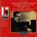 Mozart : Fantaisie et Sonates pour piano. Arrau.