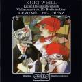 Kurt Weill : Concerto pour violon, op. 12 - Kleine Dregroschenmusik. Raudales, Mller-Lorenz.