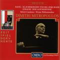 Ravel : Concerto pour la main gauche. Strauss : Symphonie alpestre. Casadesus, Mitropoulos.