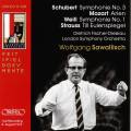 Wolfgang Sawallisch dirige Schubert, Mozart, Weill et Strauss. Fischer-Dieskau.