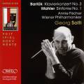 Bartok : Concerto pour piano n 3. Mahler : Symphonie n 1. Fischer, Solti.