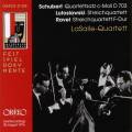 Schubert, Lutoslawski, Ravel : Quatuors  cordes. Quatuor LaSalle.