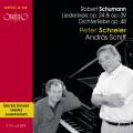 Schumann : Liederkreis, op. 24, 39 - Dicherliebe, op. 48. Schreier, Schiff.