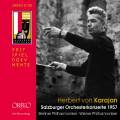Herbert von Karajan dirige Bruckner, Mozart, Brahms : Concerts d'orchestre de Salzbourg, 1957.