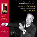 Beethoven : Ouverture "Egmont". Mahler : Symphonie n 4. Seefried, Walter.