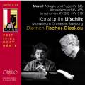 Mozart : Adagio, Concerto et Symphonies. Fischer-Dieskau, Lifschitz.