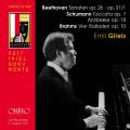 Emil Gilels joue Beethoven, Schumann et Brahms.