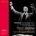 Beethoven : Concerto pour piano n 4 - Symphonies n 3 et 7 - Ouverture Corolian. Backhaus, Knappertsbusch.