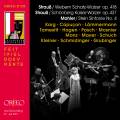 Strauss II : Valses. Mahler : Symphonie n 4. Karg, Capuon, Lmmermann, Hagen, Schuch.