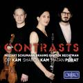 Contrasts. Trios pour clarinette, alto et piano de Mozart, Schumann, Brahms... Kam, Porat.