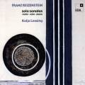 Franz Reizenstein : Sonates pour piano, pour alto et pour violon. Lessing.