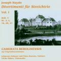 Haydn : Divertimenti pour trio  cordes, vol. 1. Camerata Berolinensis.