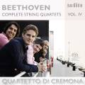 Beethoven : Intégrale des quatuors à cordes, vol. 4. Quartetto Di Cremona.