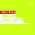 Lang : Missa Beati, Pauperes Spiritu