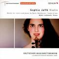 Sophia Jaff : Rcital violon et piano, Bach, Ysae, Suk.