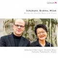 Schumann, Brahms, Misek : uvres pour contrebasse et piano. Beringer, Takahashi.