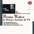 Bruno Walter à Vienne, Londres et New York.
