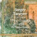 Taneiev : Intgrale des quatuors  cordes, vol. 3. Quatuor Taneiev.