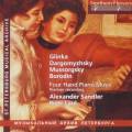 Glinka, Dargomijsky, Moussorgski, Borodin : uvres pour piano  4 mains. Sandler, Laul.