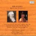 Brahms : Sonates et trio pour clarinette.