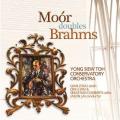 Moór doubles Brahms. Concertos pour violoncelle. Li-Wei, Comberti, Lai.