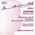 Frdric Chopin : Benno Moiseiwitsch - volume 1