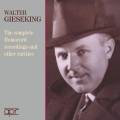 Walter Gieseking : L'intgralit des enregistrements Homocord et autres rarets.